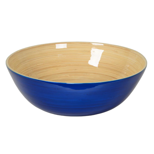 Bamboo Classic Serving Bowl, Blue