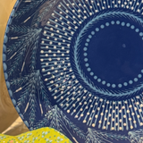 Blue Round Fruit Bowl