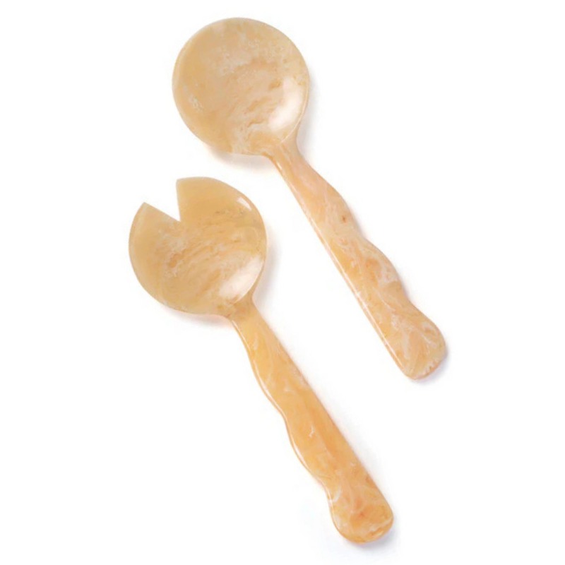 S/2 Blush Salad Servers