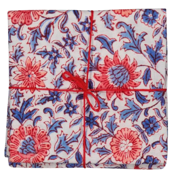 Napkins x4 Eden Cobalt