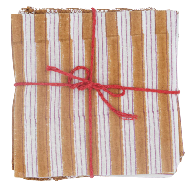 Napkins x4 Salem Ambre