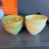 4" Green Glaze Bowl