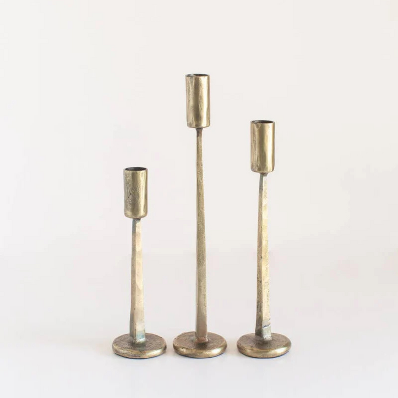 Dante Hand-Forged Iron Candle Stand
