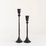 Gemini Hand-Forged Iron Candle Stand