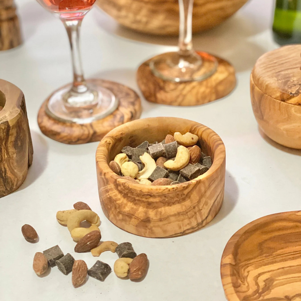Olive Wood Nut Bowl