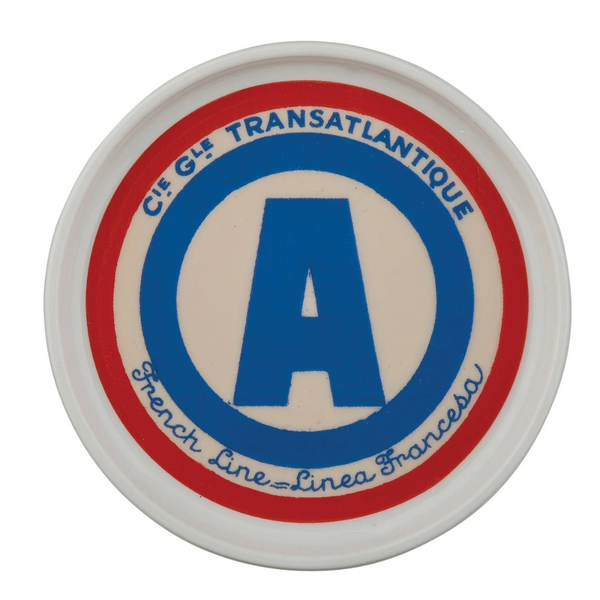 "A" French Line Coaster/Tray