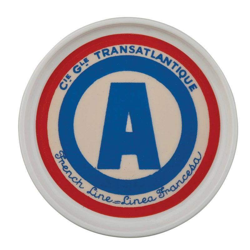 "A" French Line Coaster/Tray
