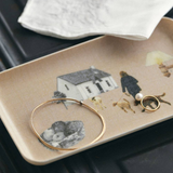 Living With Dogs Linen Tray