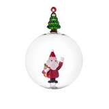 Tree & Santa Ornament