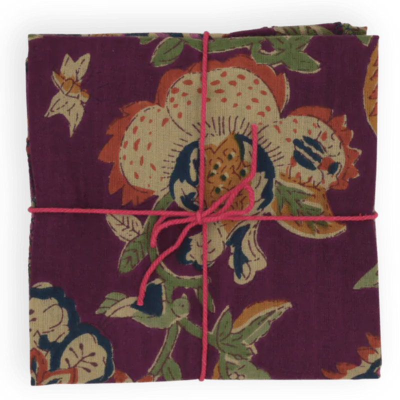 Napkins x4 Magnolia Malaga