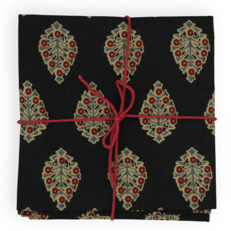 Napkins x4 Aubepine Night