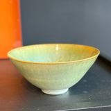 7.25" Green Glaze Bowl