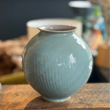 Large Sky Blue Vase