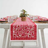 Crimsom Blossom Tablecloth