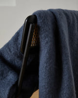 Hague Blue Mohair Throw
