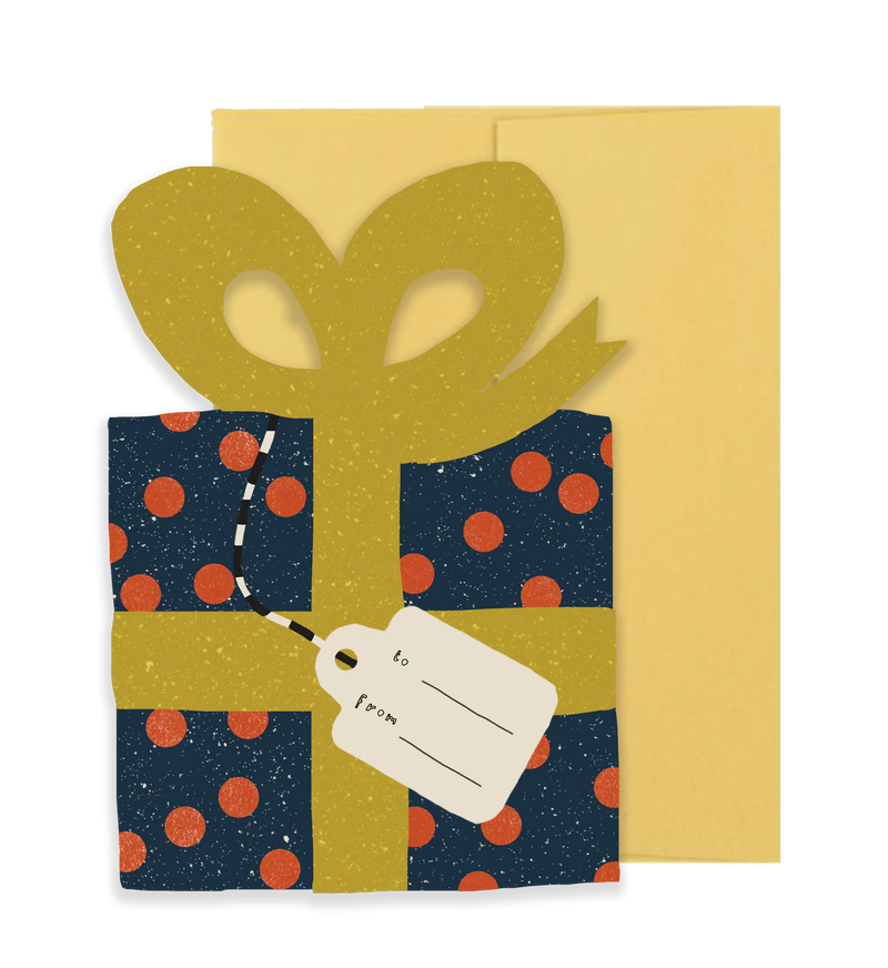 Gift Holiday Die-Cut Card