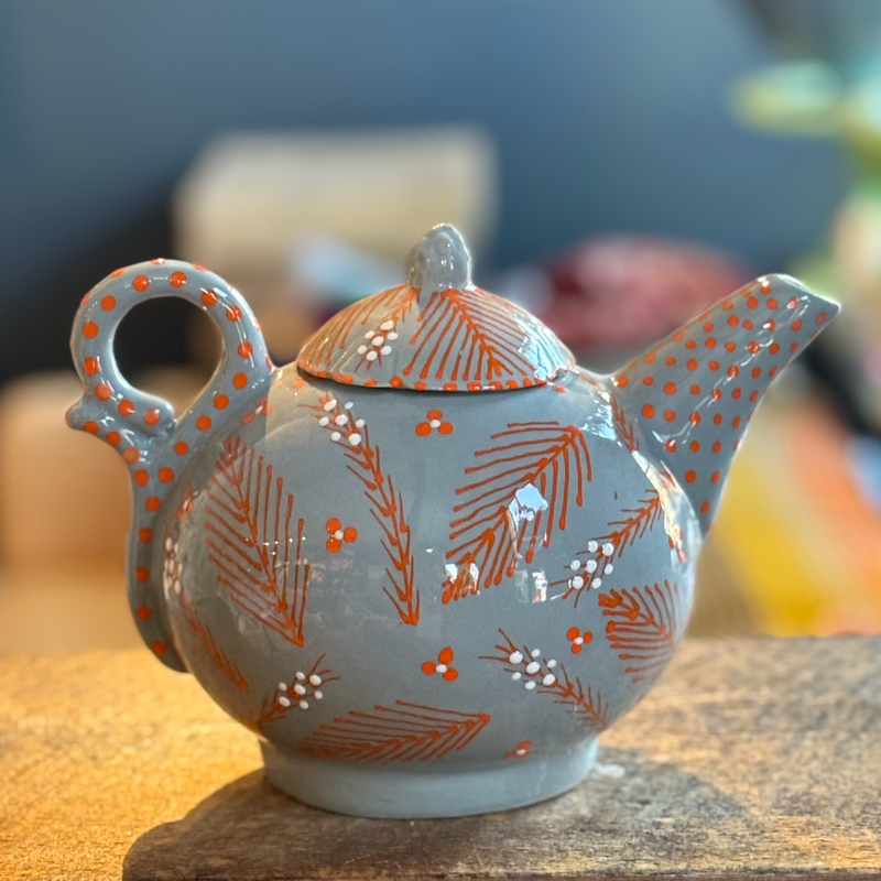 Harvest Trillium Teapot
