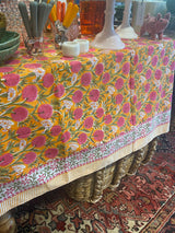 Tangerine Tablecloth