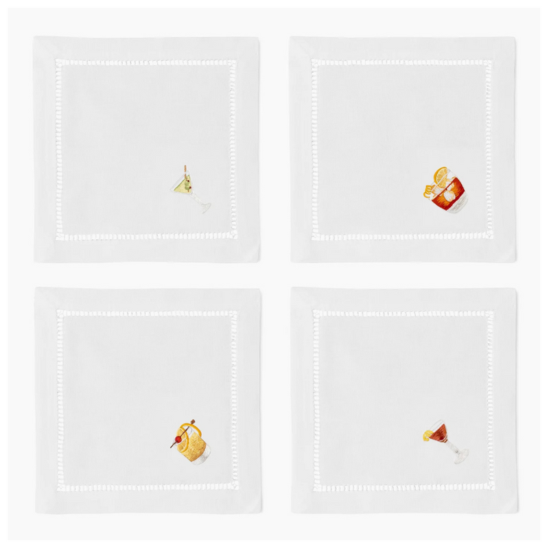 Classic Drinks Cocktail Napkins