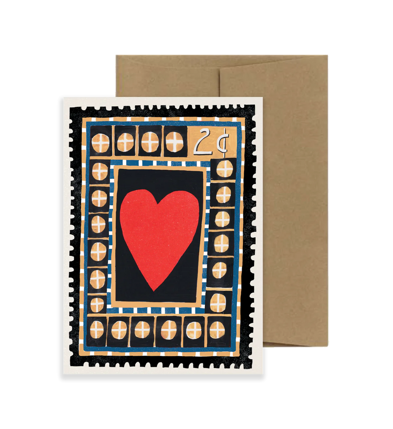 Love Card-Vintage Stamp