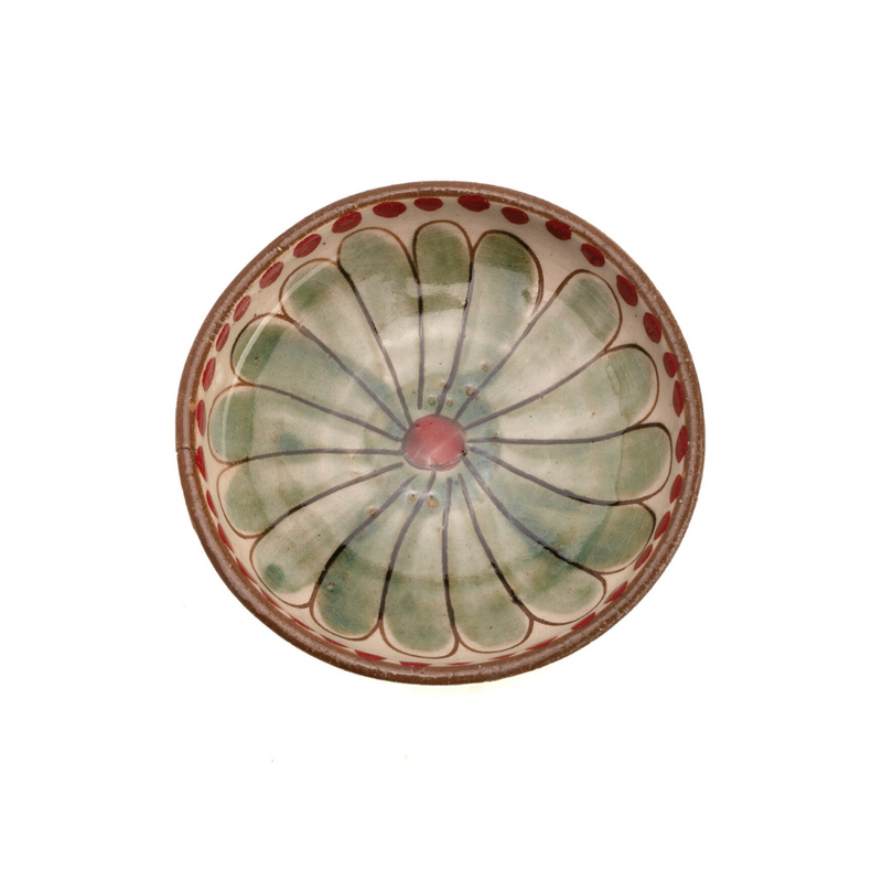 Red Daisy Ceramic Plate