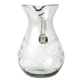 Etched Pear Pitcher