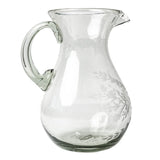 Etched Pear Pitcher