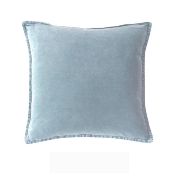 20" Steel Velvet Pillow