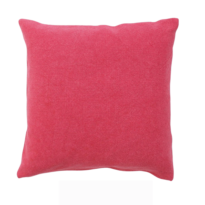 24" Crimson Salta Cotton Pillow