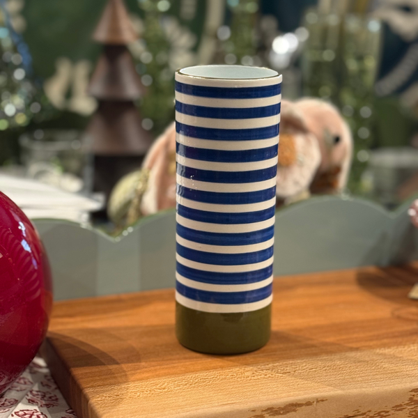 #7 Skinny Vase  - Springline, Indigo & Mash