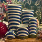 Springline Bud Vase- Indigo & Mash