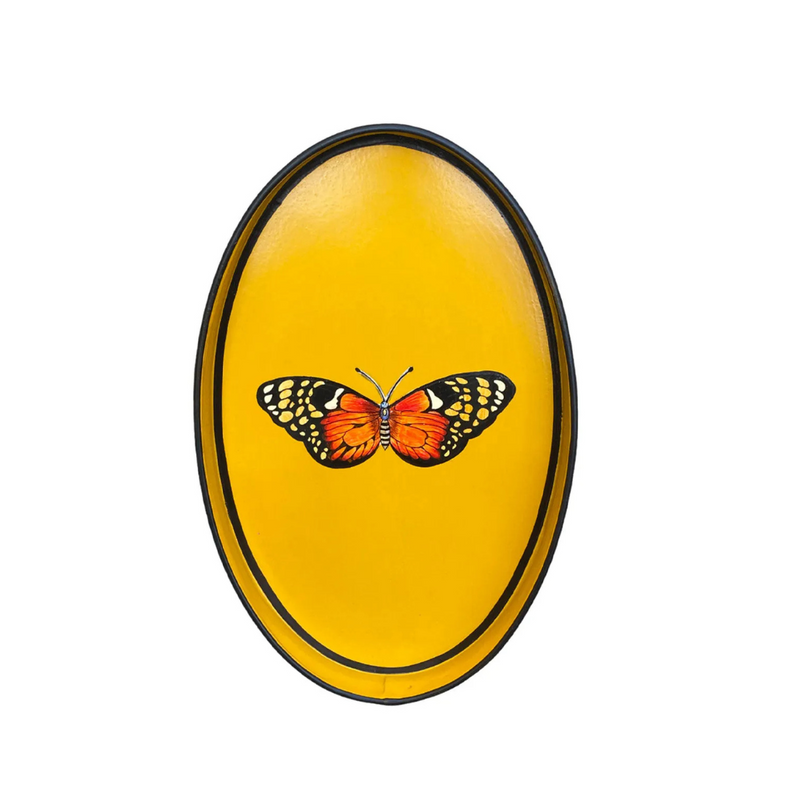 Yellow Butterly Iron Tray