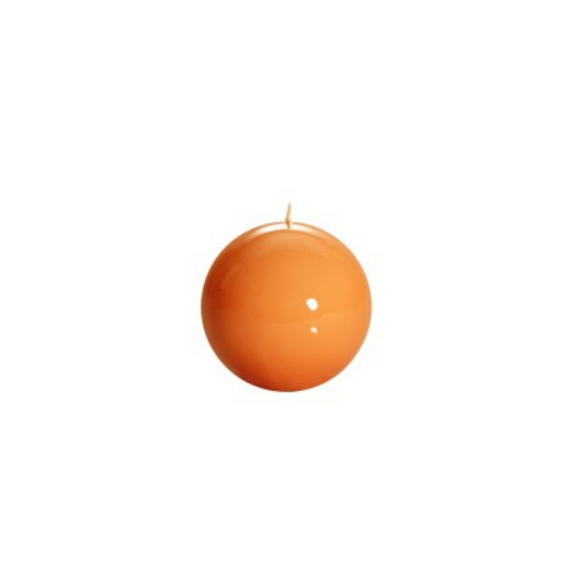 Small Orange Sphere Meloria Candle