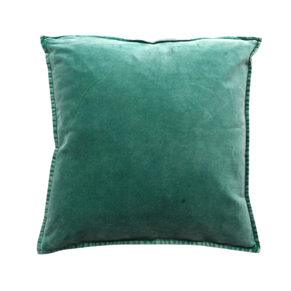 20" Emerald Velvet Pillow