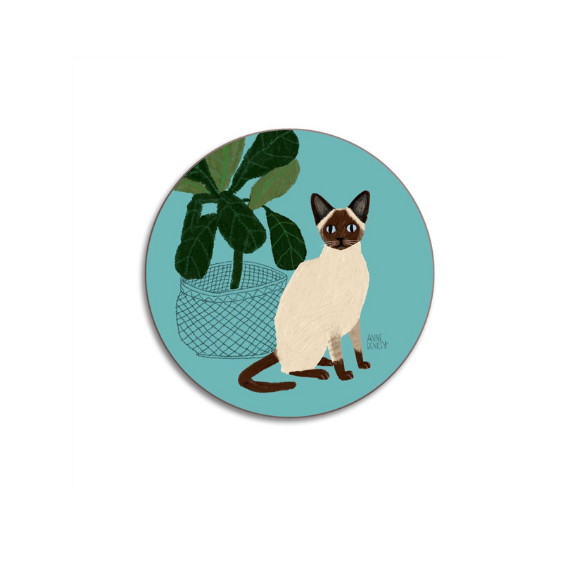 Siamese Cat Coaster