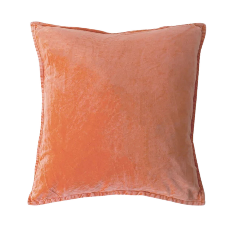 20" Ginger Velvet Pillow