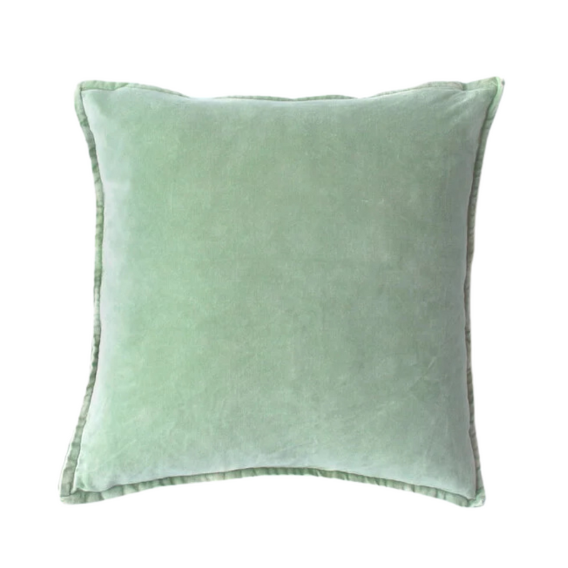 20" Green Velvet Pillow