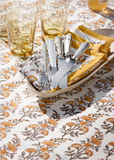 Calla Honey Tablecloth