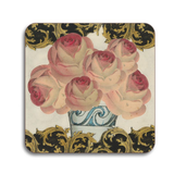 S/4 John Derian Floral Coasters