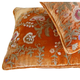 Jane Tangerine Cushion, 12"x20"