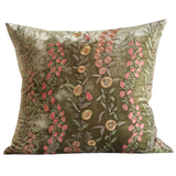 Garden Foliate Green Cushion, 20" x 20"