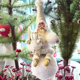 Winter White Santa, Extra Large