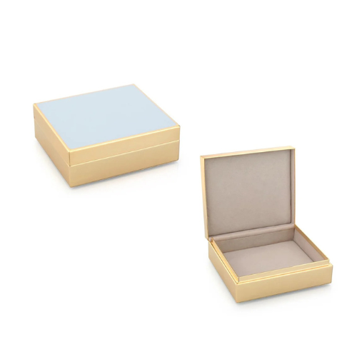 Powder Blue & Gold Box