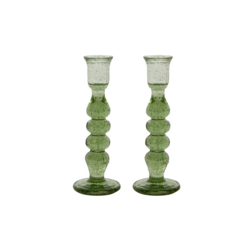 Provence 7" Basil Candlestick set/2