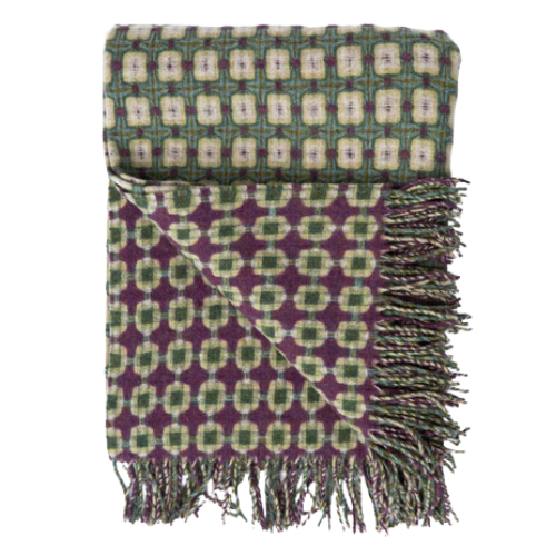 Heather Basketweave Throw