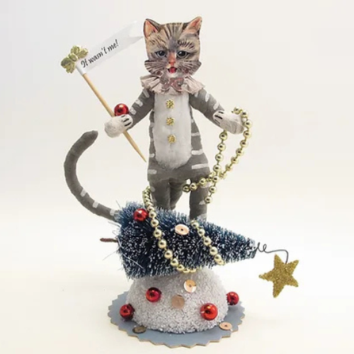 Xmas Cat-astrophe Ornament