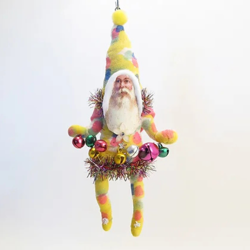 Tie-Die Santa Ornament