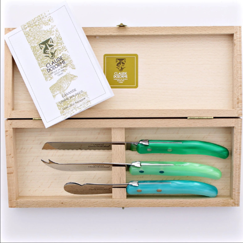 3-Piece Green Charcuterie Set