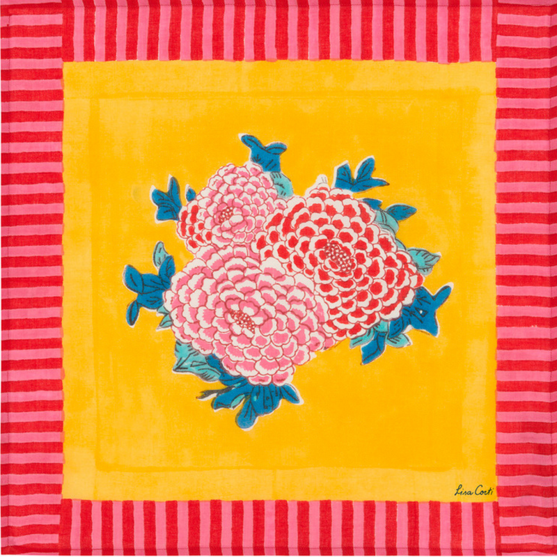 S/4 Corolla Gold Cotton Napkin