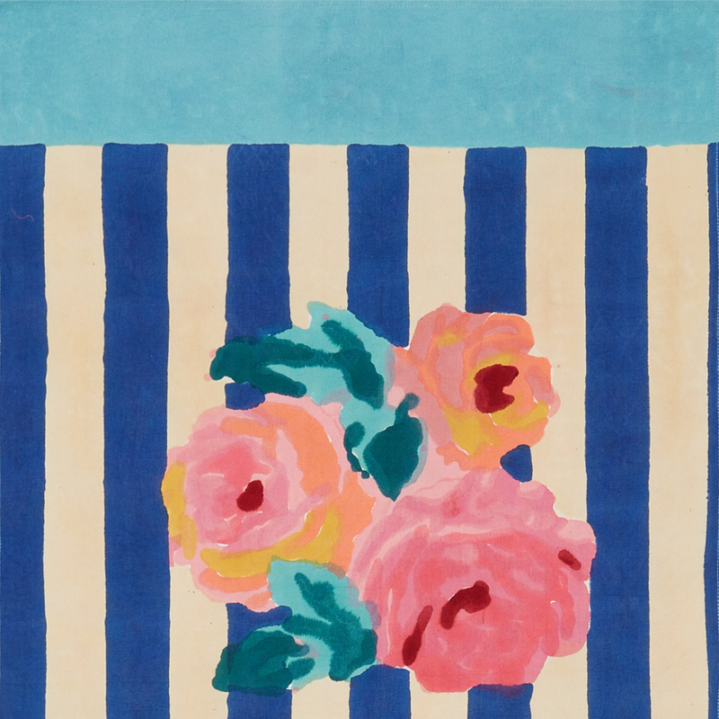 Nizam Stripes Blue Runner